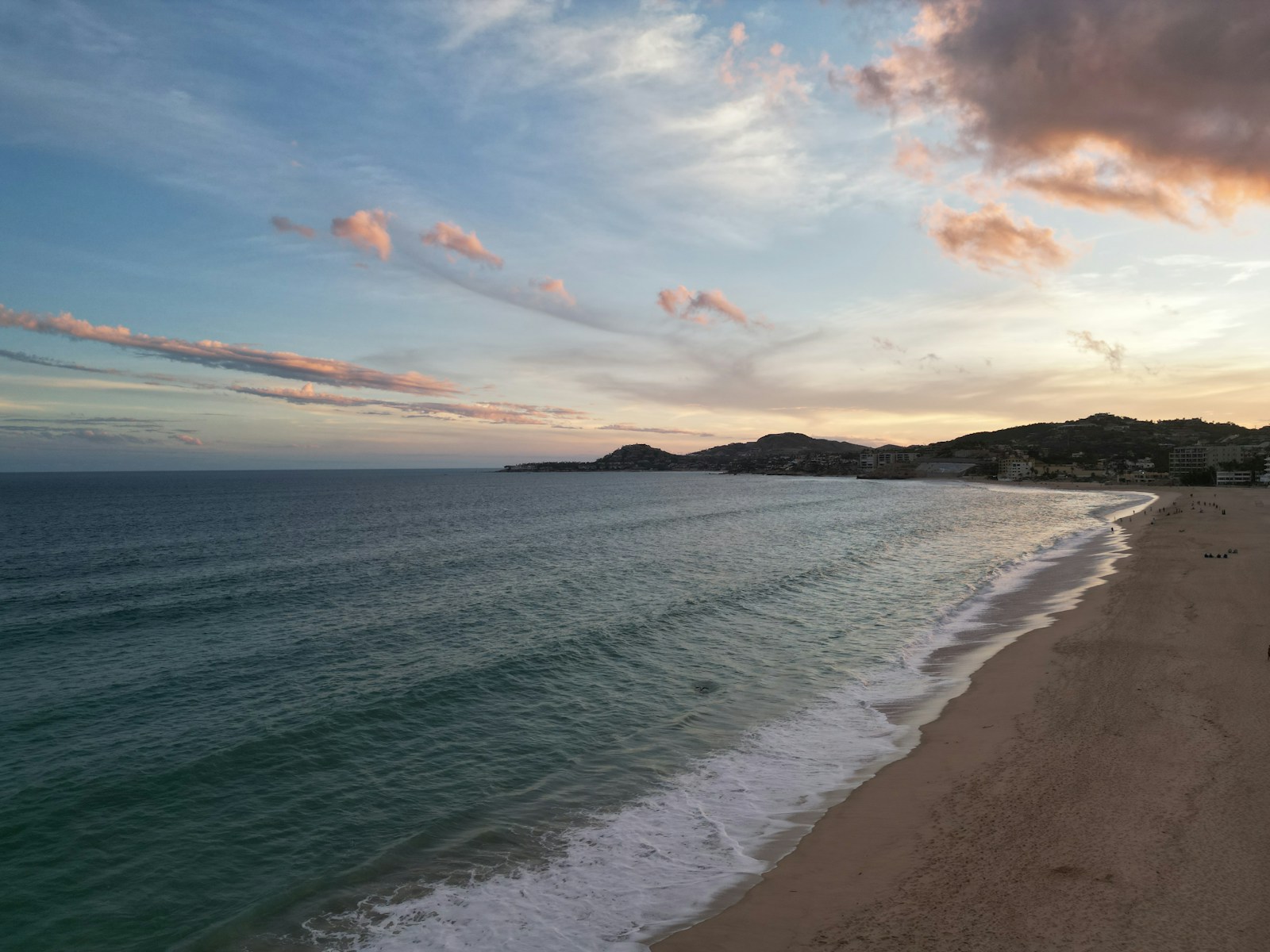 Los Cabos coast at sunset